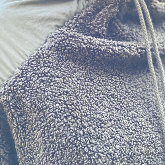 adidas High-Neck Sherpa Sweatshirt  Black XL - Picture 7 of 11